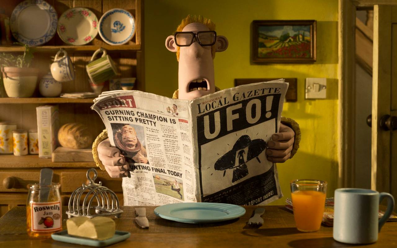 Es steht in allen Zeitungen - ein UFO ist gelandet.