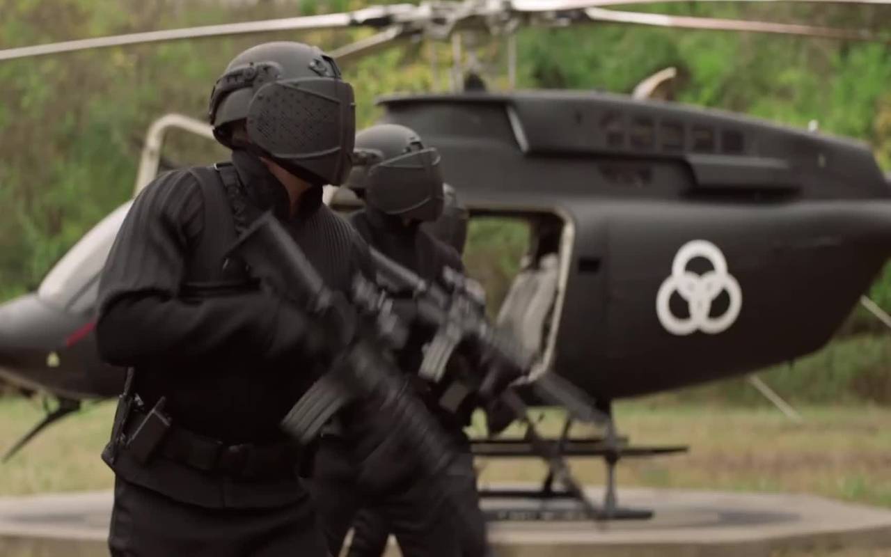 Das Militör jagt die Zombies.