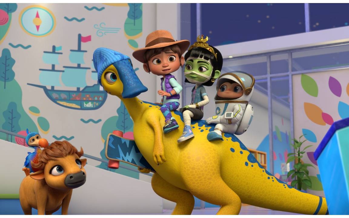 Ridley und ihre Freunde.