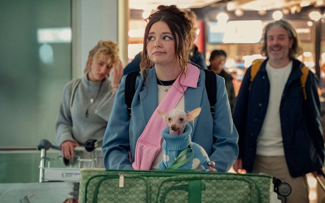 Jessica am Flughafen.