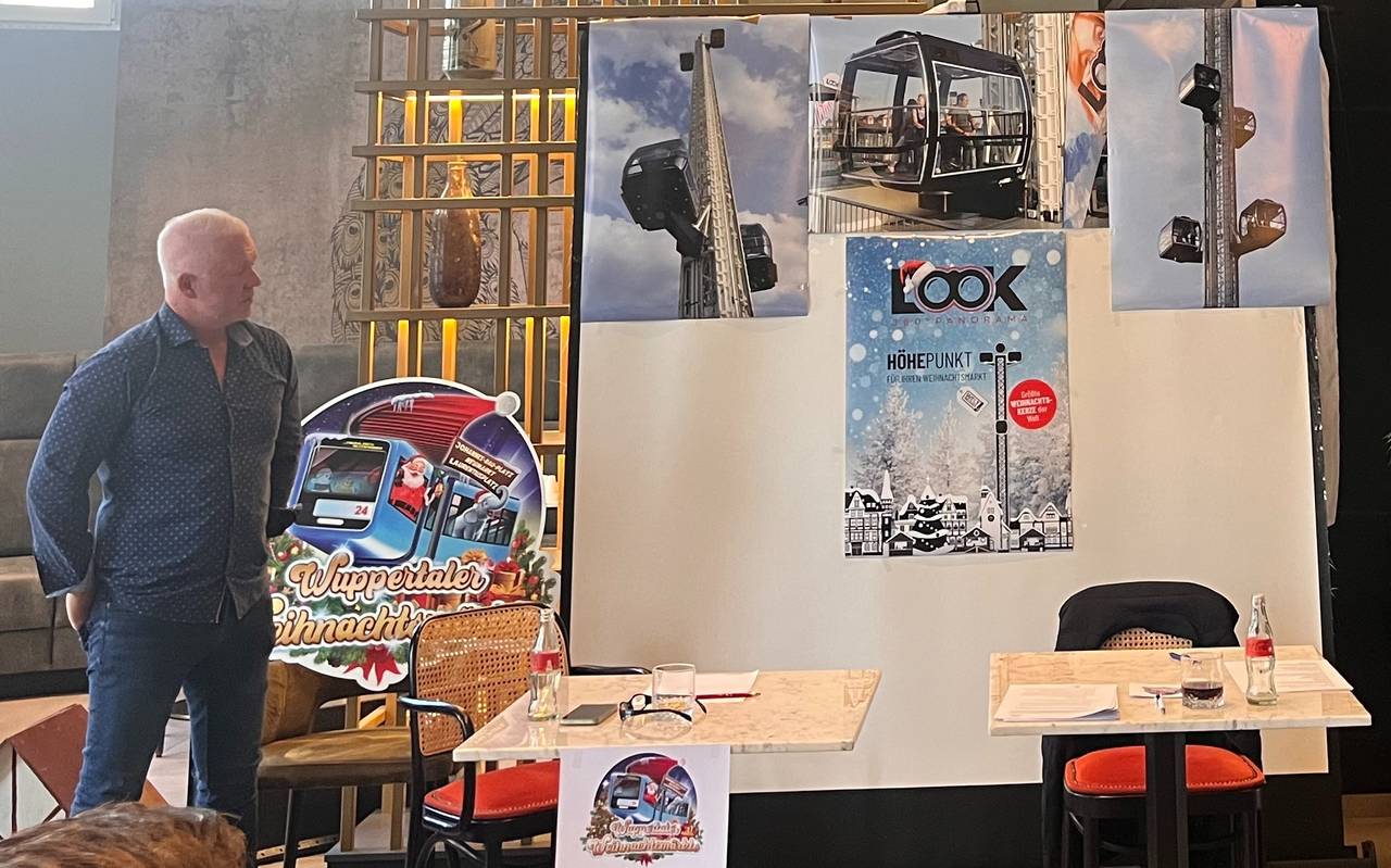 zu sehen ist die Pressekonferenz zu den Weihnachtsmärkten in Wuppertal