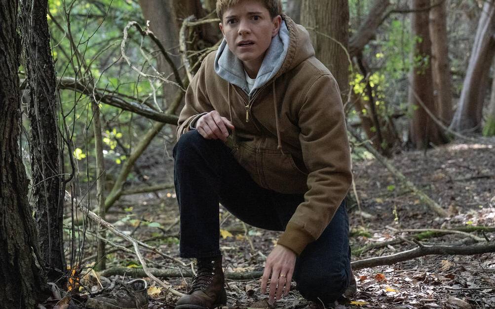 Alex ermittelt im Wald.