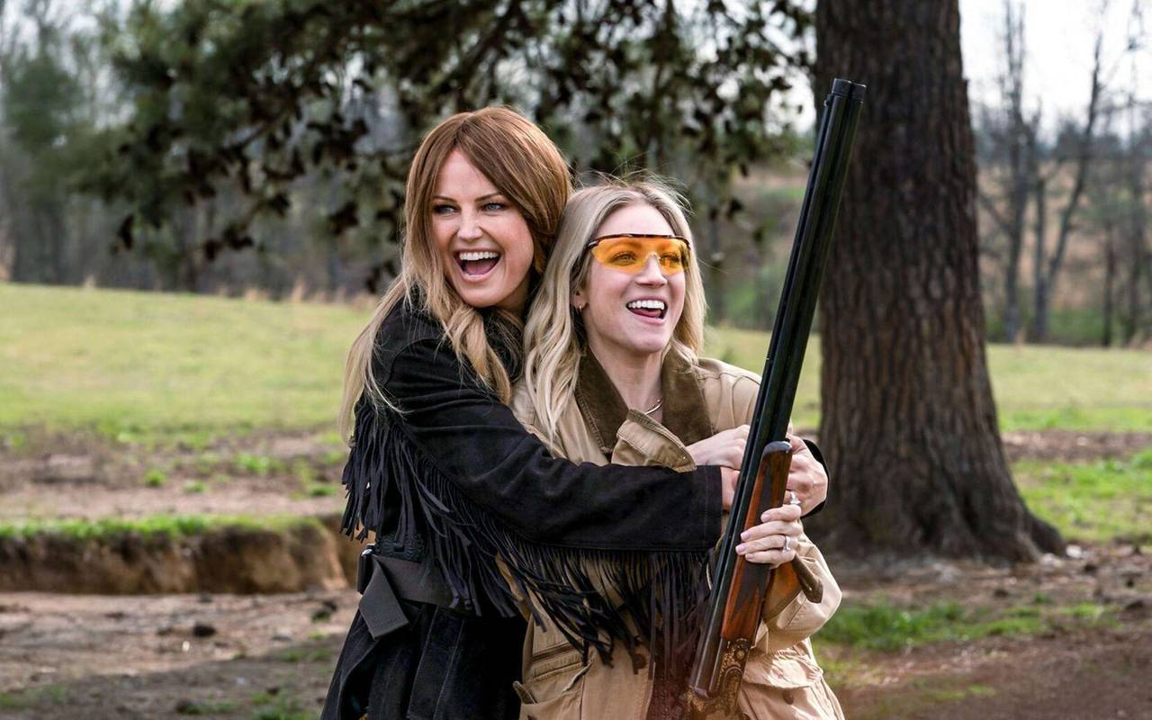 Margo und Sophie haben Spaß.