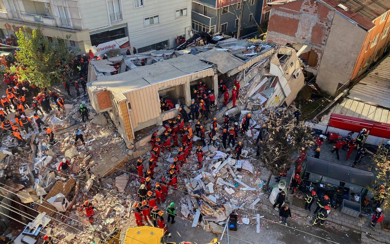 Gebäudeeinsturz in der Türkei