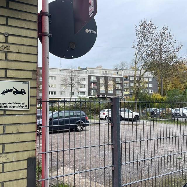 zu sehen der Parkplatz in oberbarmen