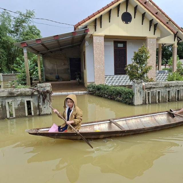 Überschwemmungen in Vietnam