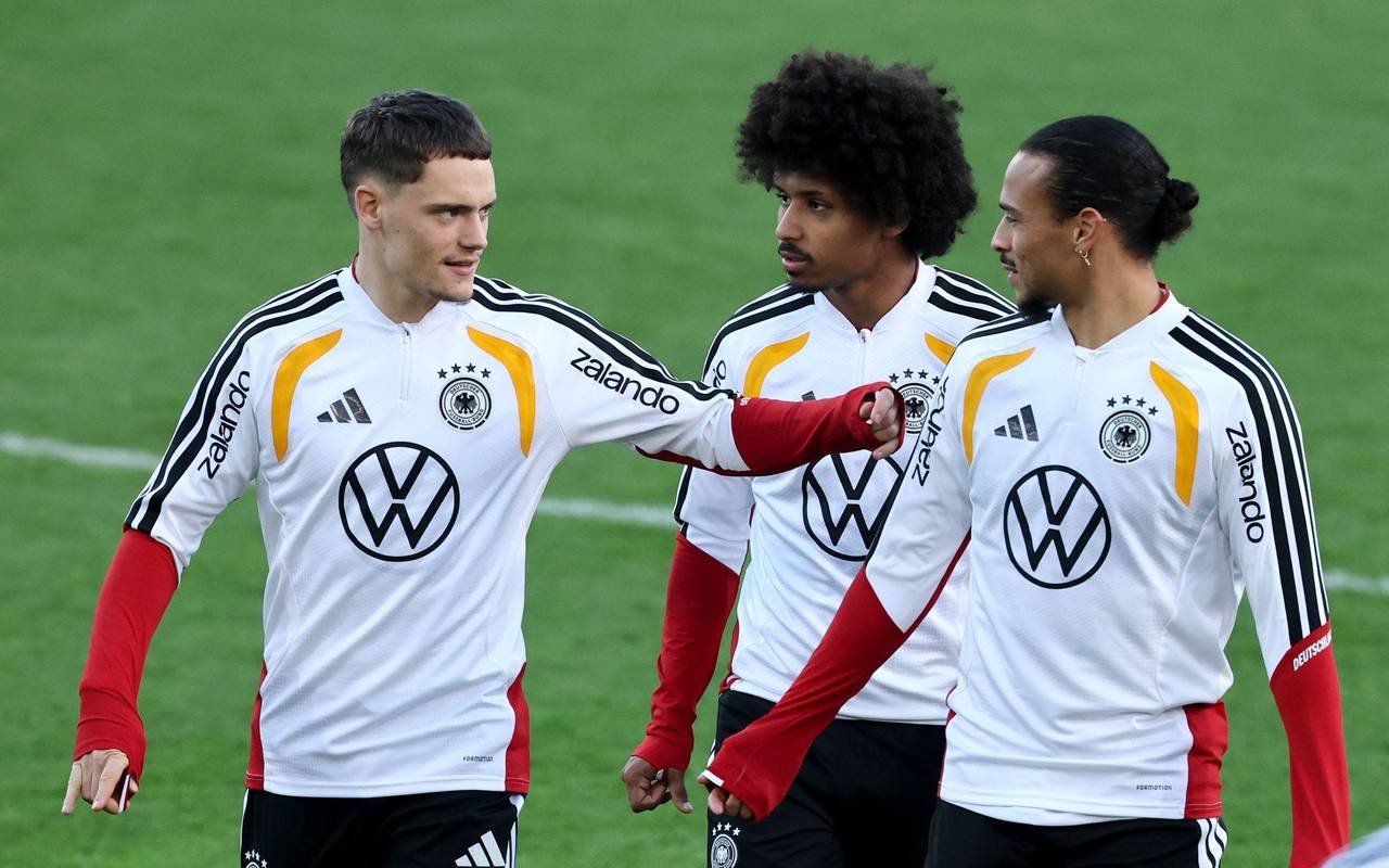 Training der Fußball-Nationalmannschaft