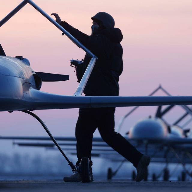 Ukraine-Krieg - ukrainische Drohnen