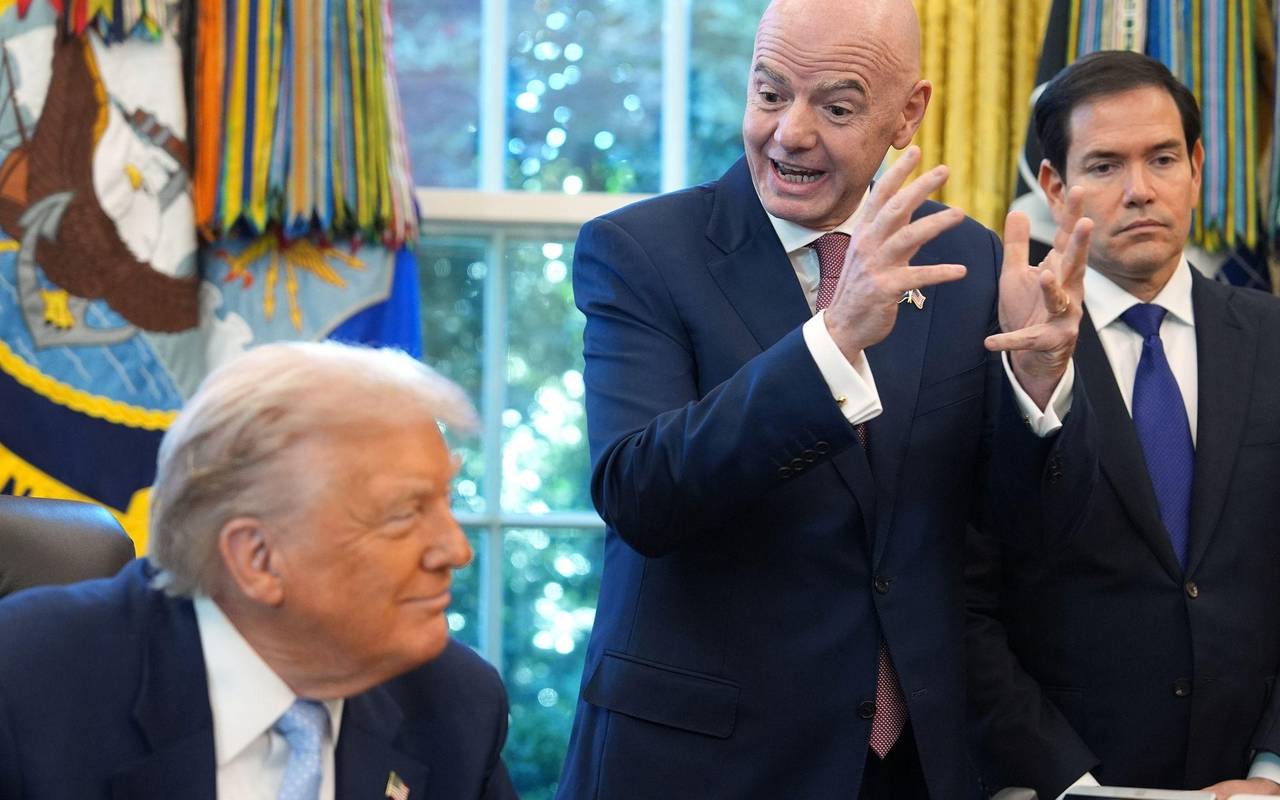 Donald Trump und Gianni Infantino