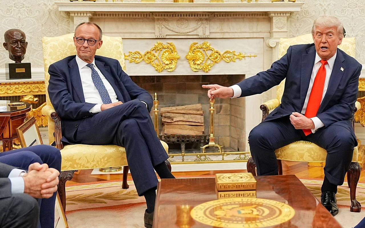 US-Präsident Trump empfängt Bundeskanzler Merz