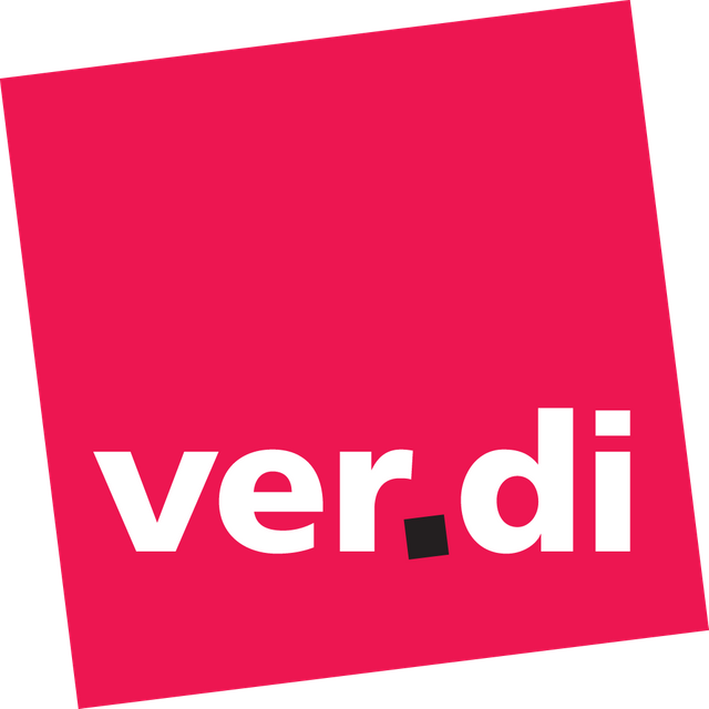 ver.di verdi Vereinte Dienstleistungsgewerkschaft Gewerkschaft Logo Arbeitnehmer Interessenvertretung 