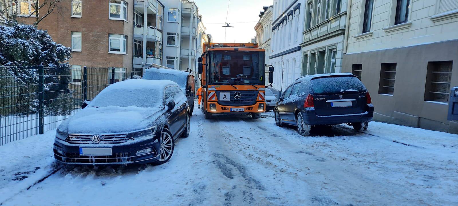 Müllabfuhr teils verspätet