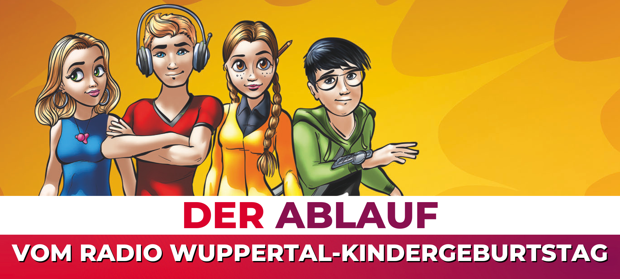 Immer samstags und sonntags können Kinder zwischen 8 und 12 Jahren mit ihren Eltern bei Radio Wuppertal Geburtstag feiern.