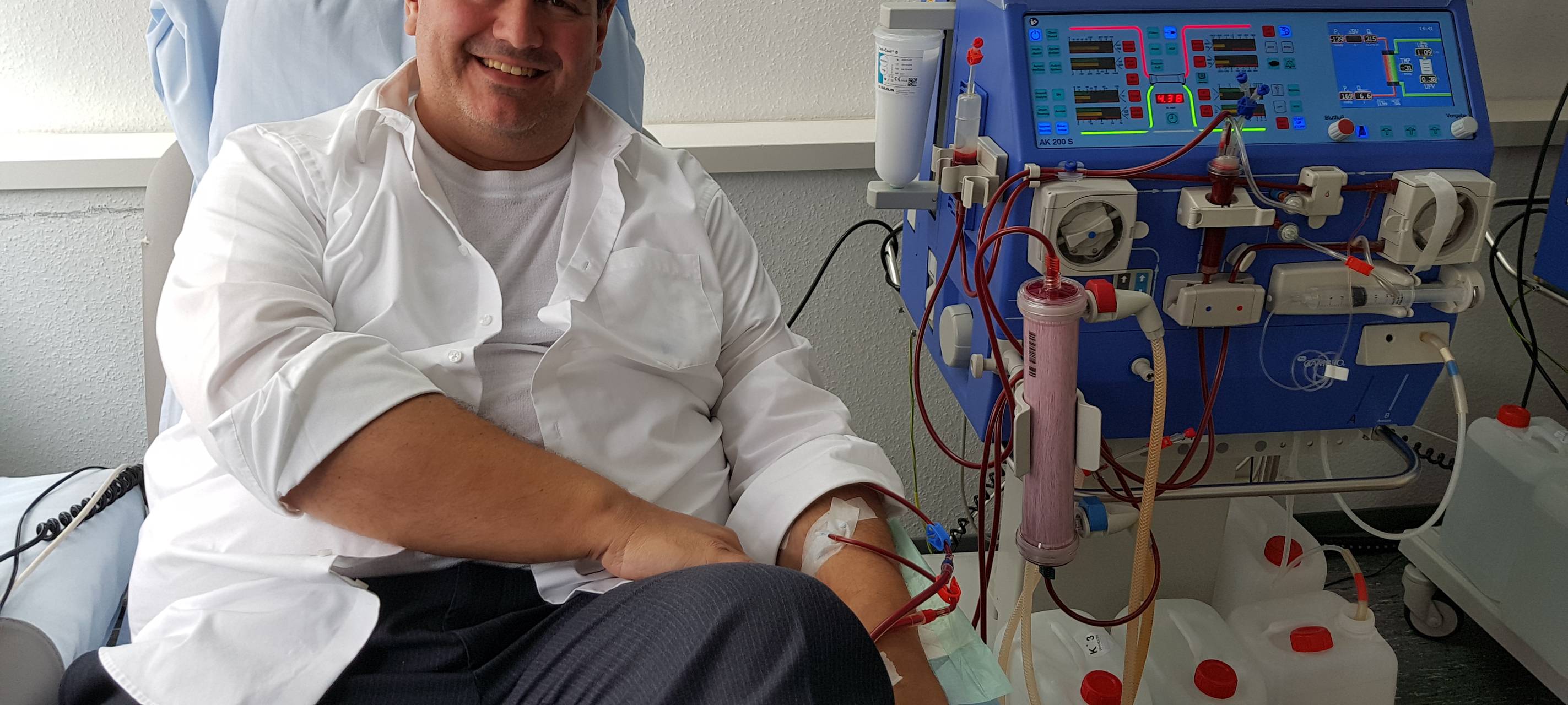 Alexander Flüchter Dialyse Niere Transplantationsliste Organspende Thema im Juli 2019