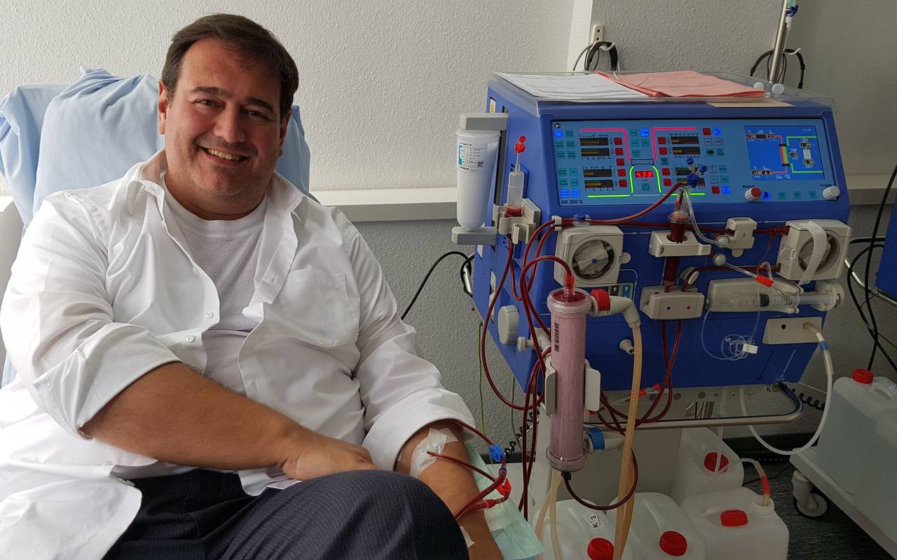 Alexander Flüchter Dialyse Niere Transplantationsliste Organspende Thema im Juli 2019