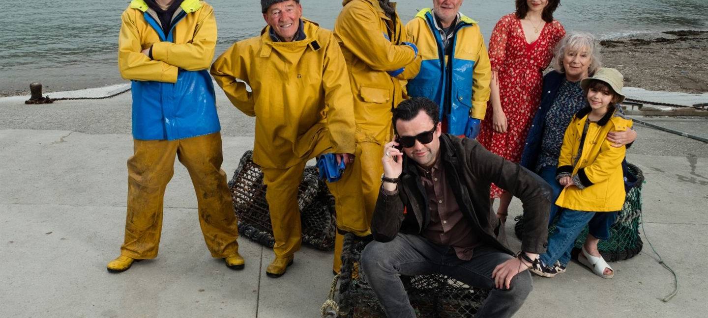 Musikproduzent Danny und seinen singenden Fischer.