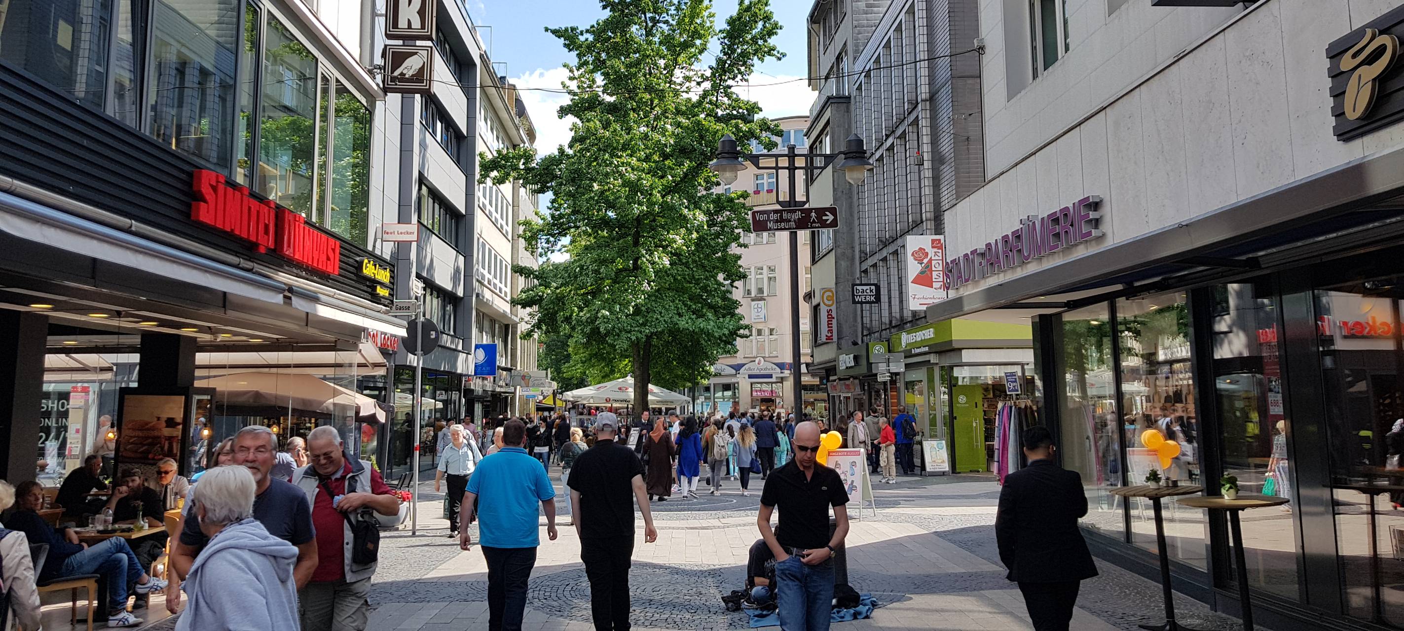 Poststraße Elberfeld Elberfelder City Fußgängerzone Innenstadt