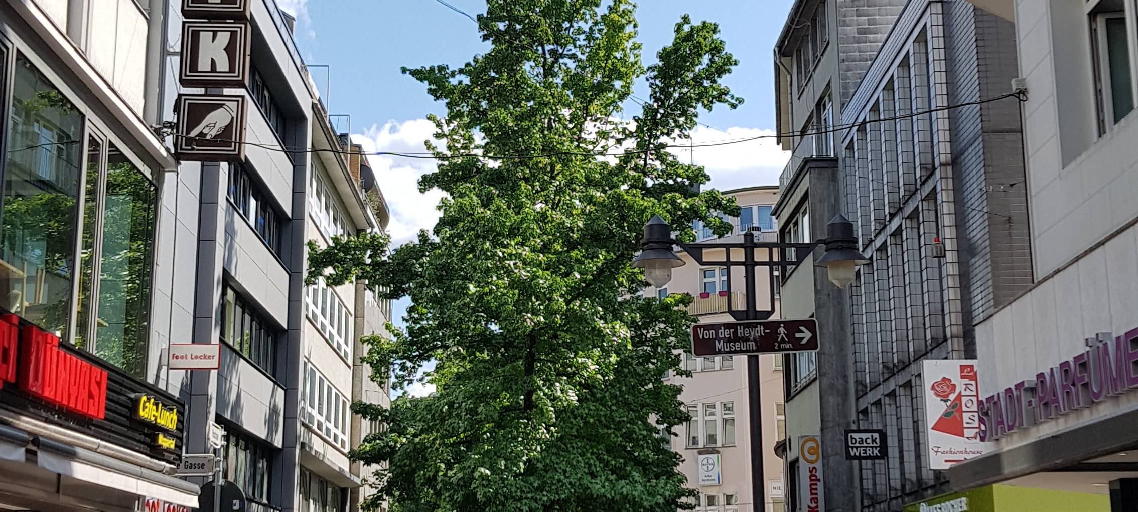 Poststraße Elberfeld Elberfelder City Fußgängerzone Innenstadt