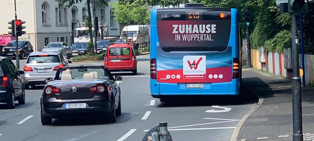 Geblitzte Busse