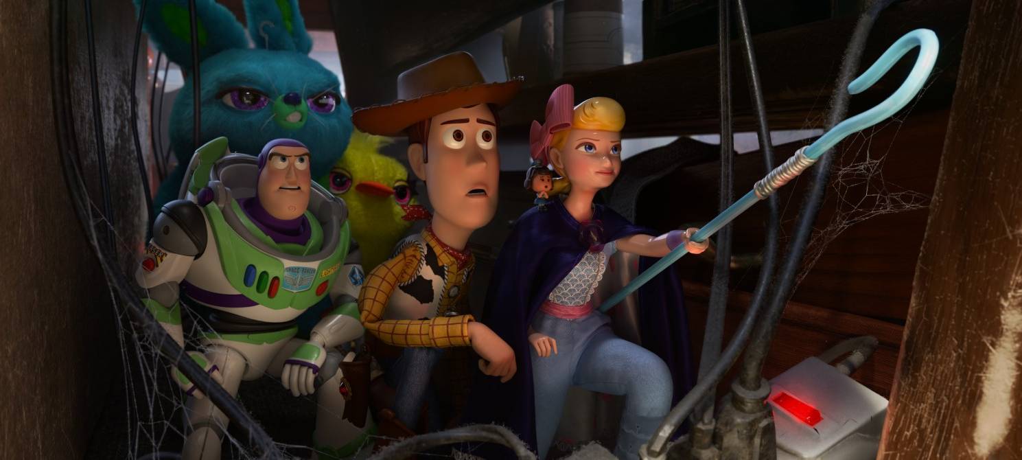 Cowboy Woody hat alle seine Freunde zusammengetrommelt.