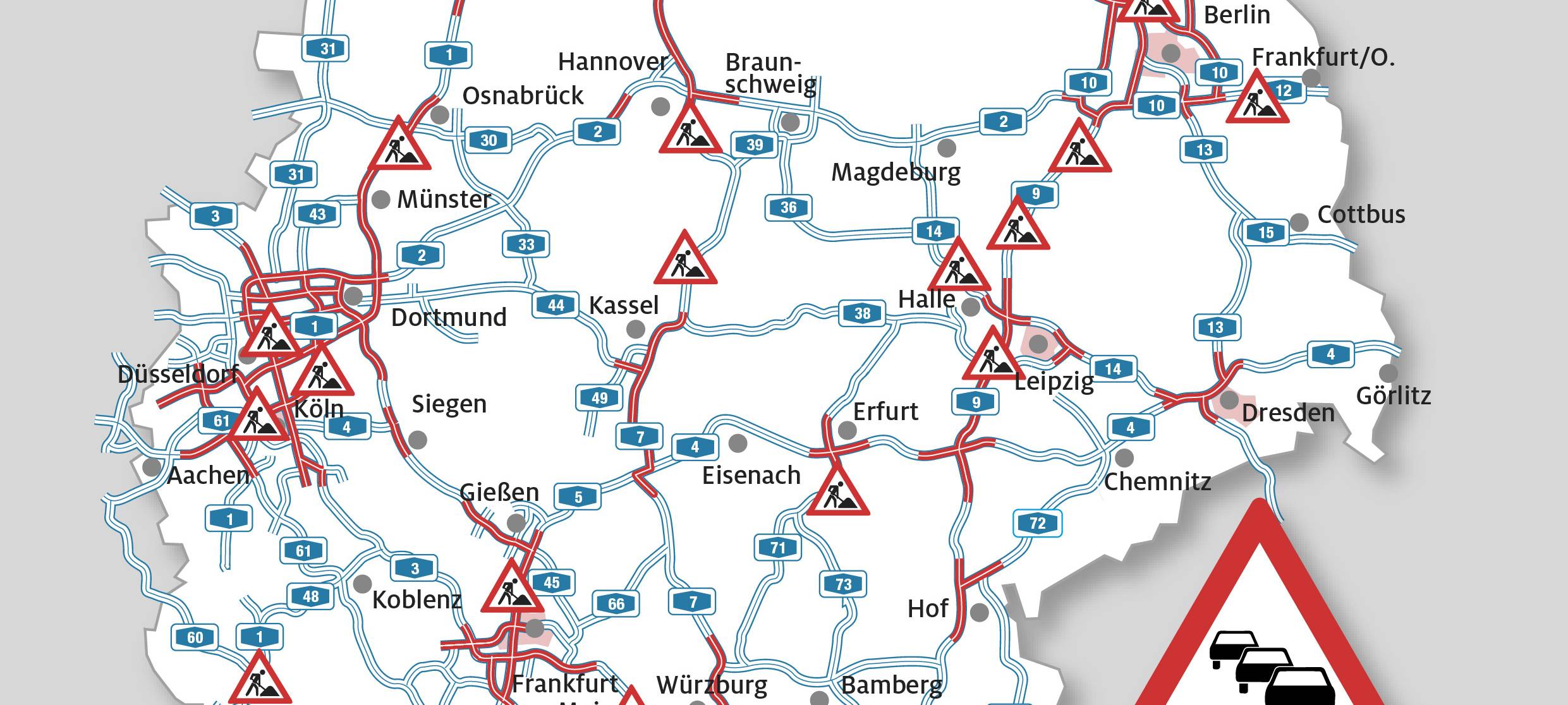 Rückreisewelle auch hier bei uns