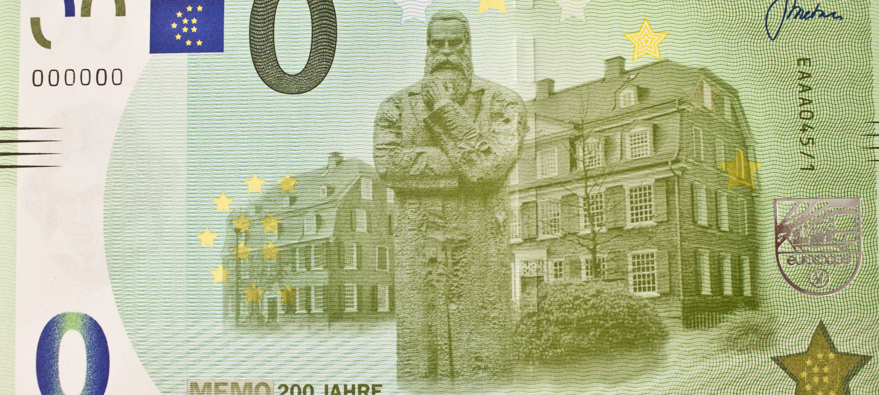 Neuer Wuppertaler Null-Euro-Schein