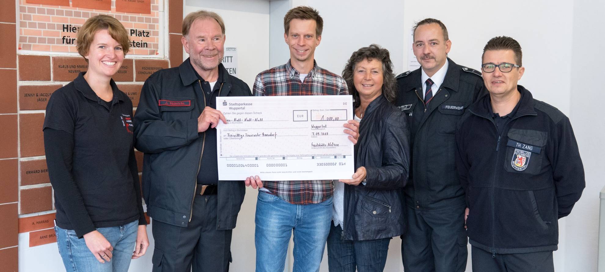 Spendenaktion finanziert Feuerwehr-Fahrzeughalle