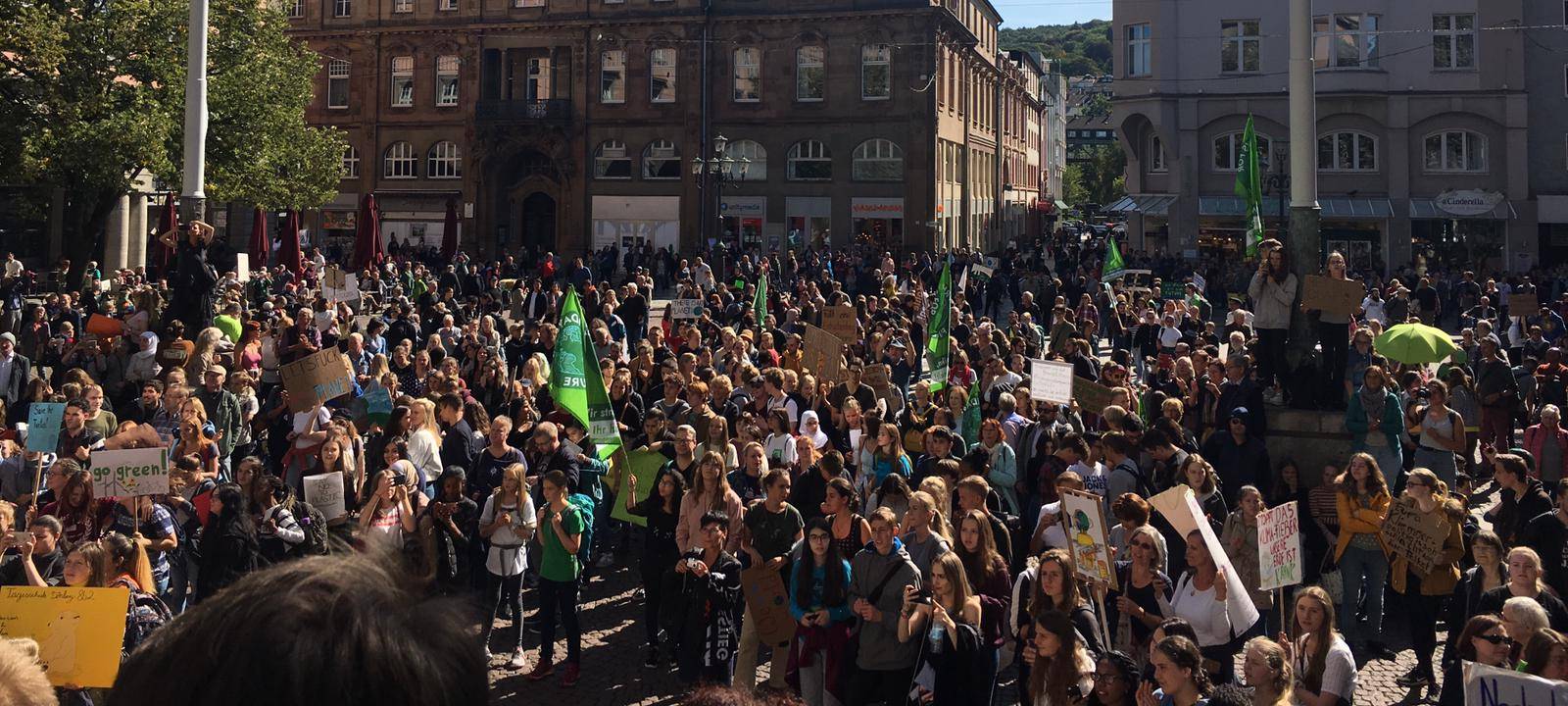 Fridays for Future demonstriert am 08.11.