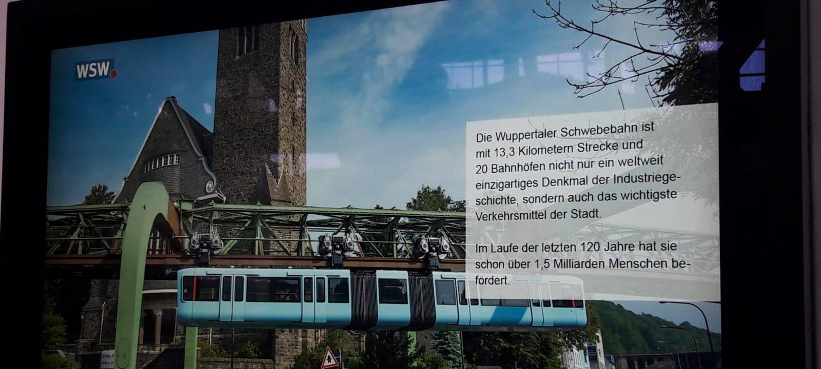 Info-Displays für Touristen