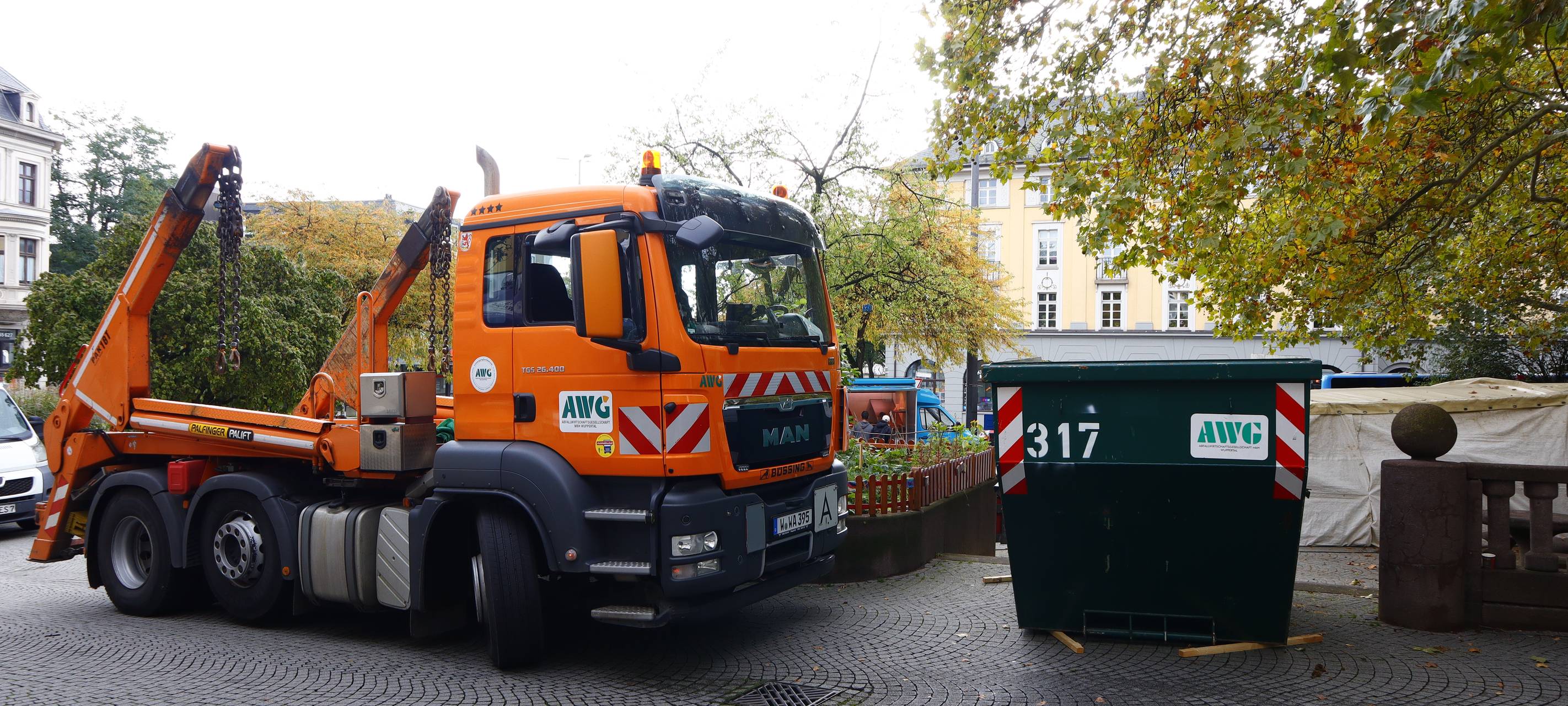 Schüler sammeln Müll in Wichlinghausen