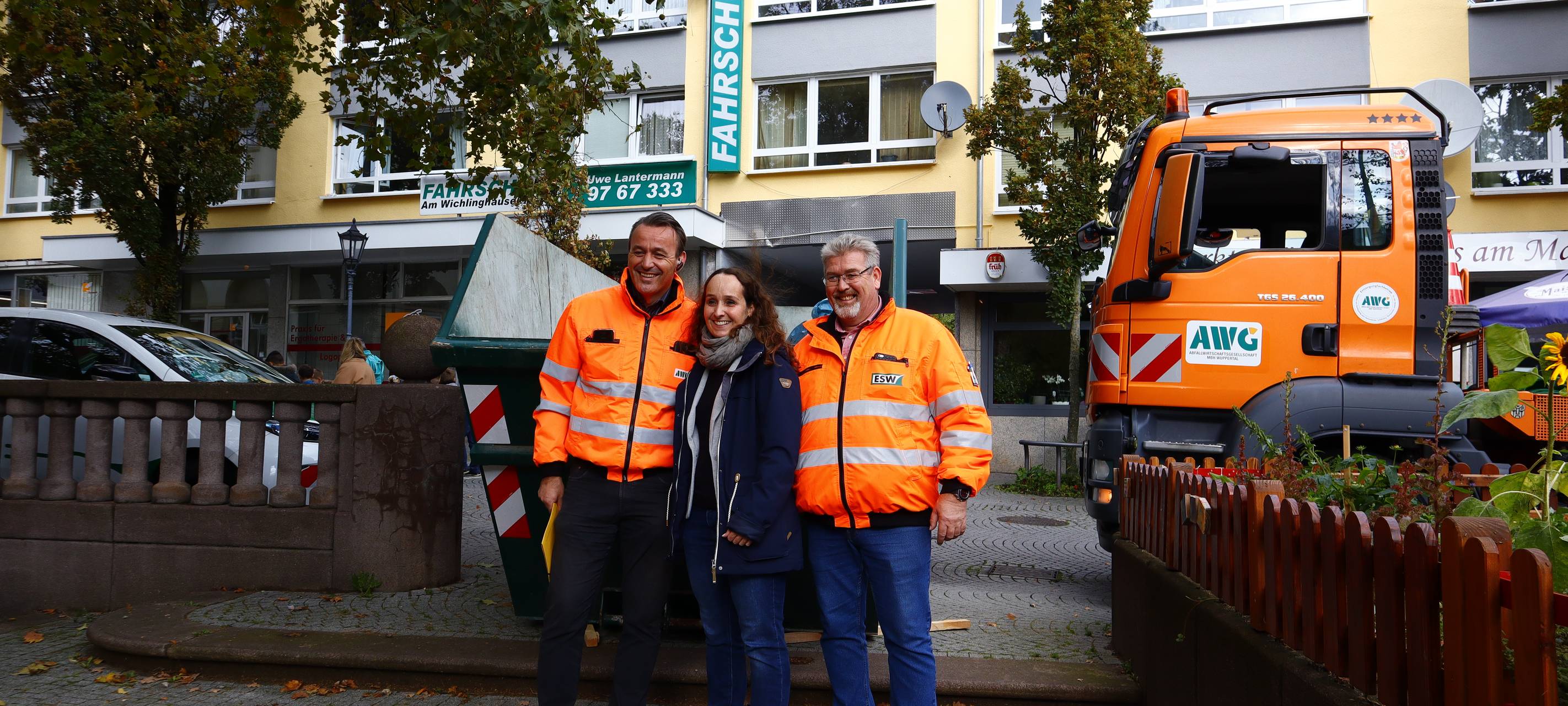 Schüler sammeln Müll in Wichlinghausen