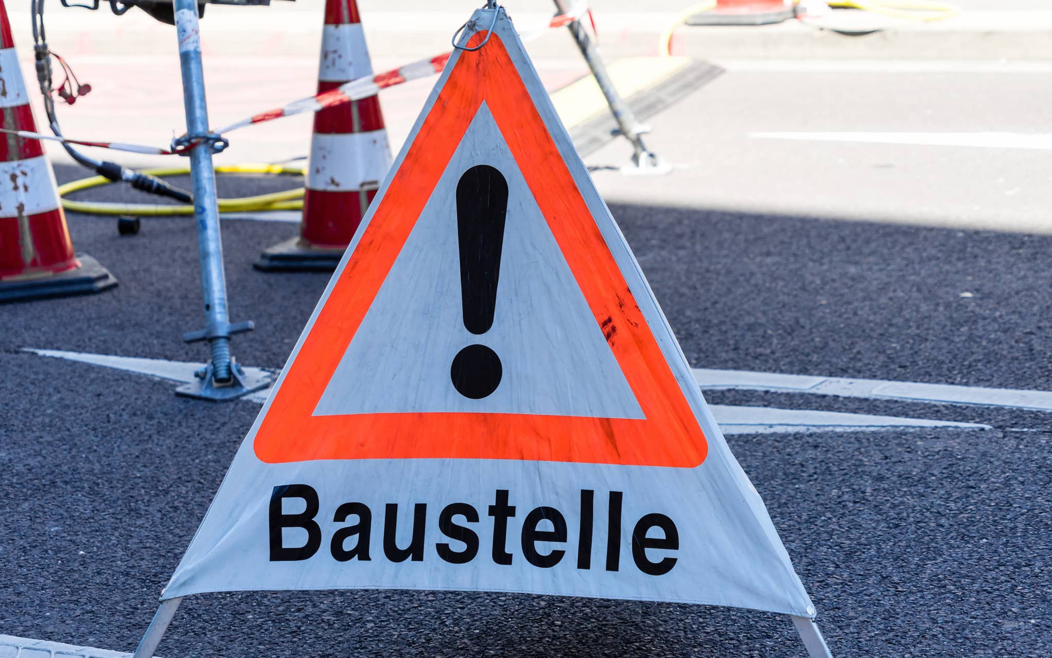 A1 bei Wuppertal kurzfristig einspurig