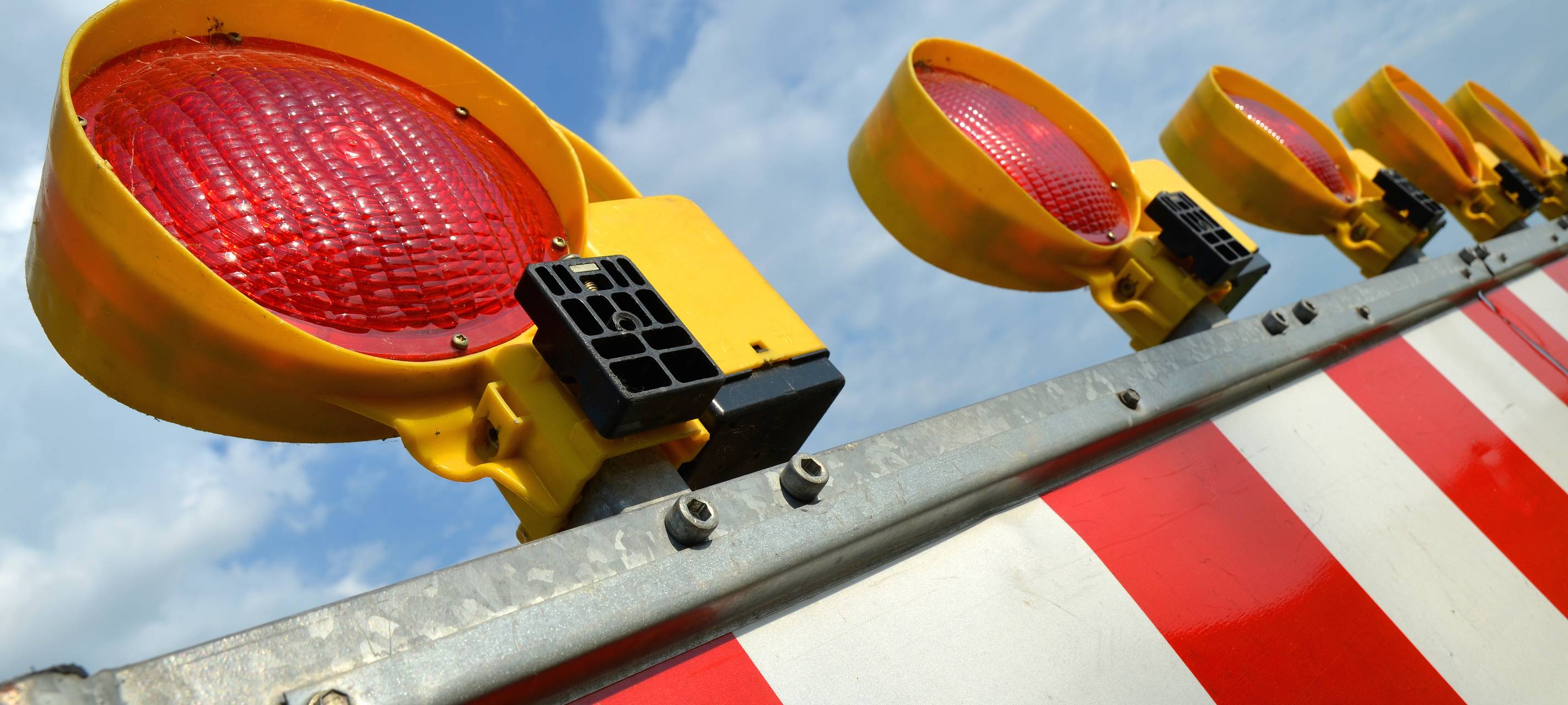 Straßensperrung für Sanierung