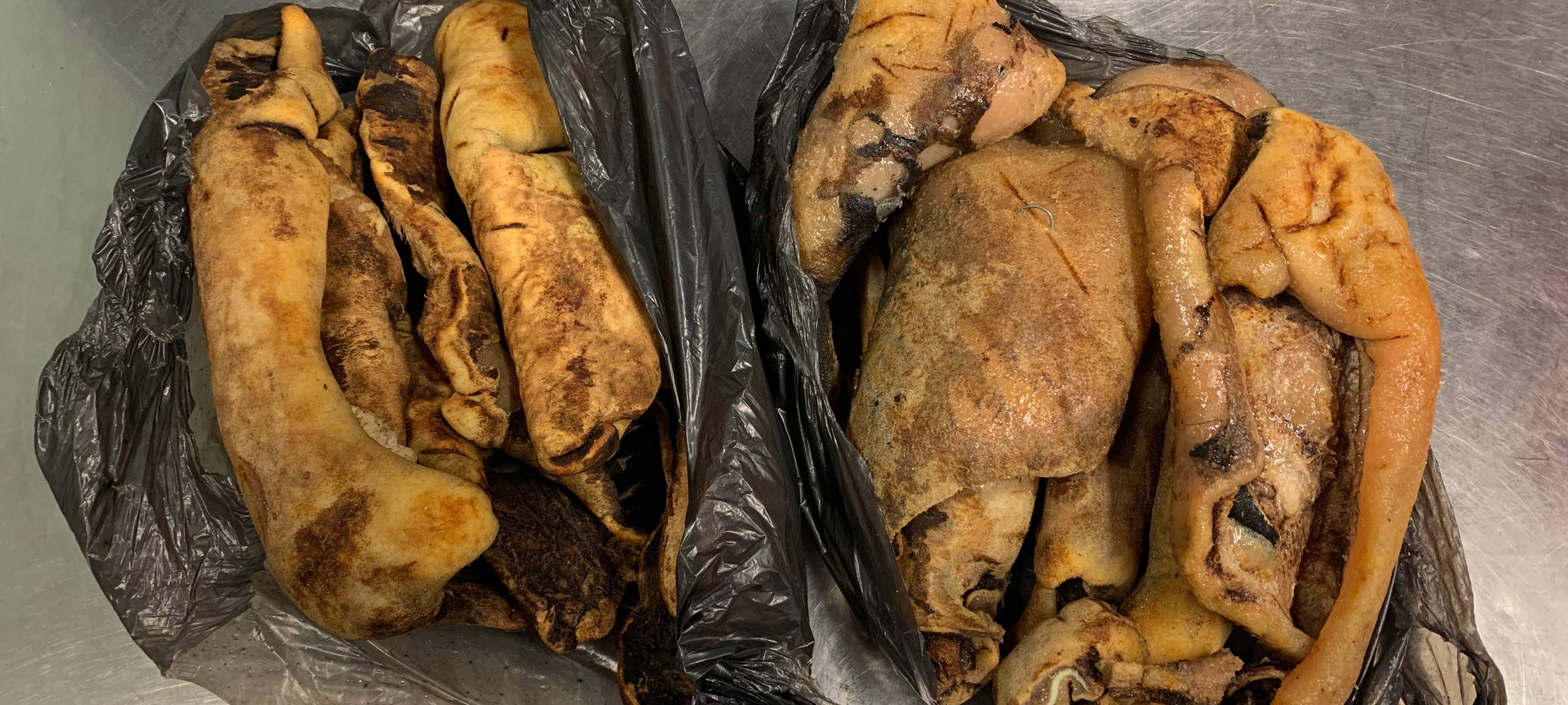 Vergammelte Kuhhaut als Delikatesse