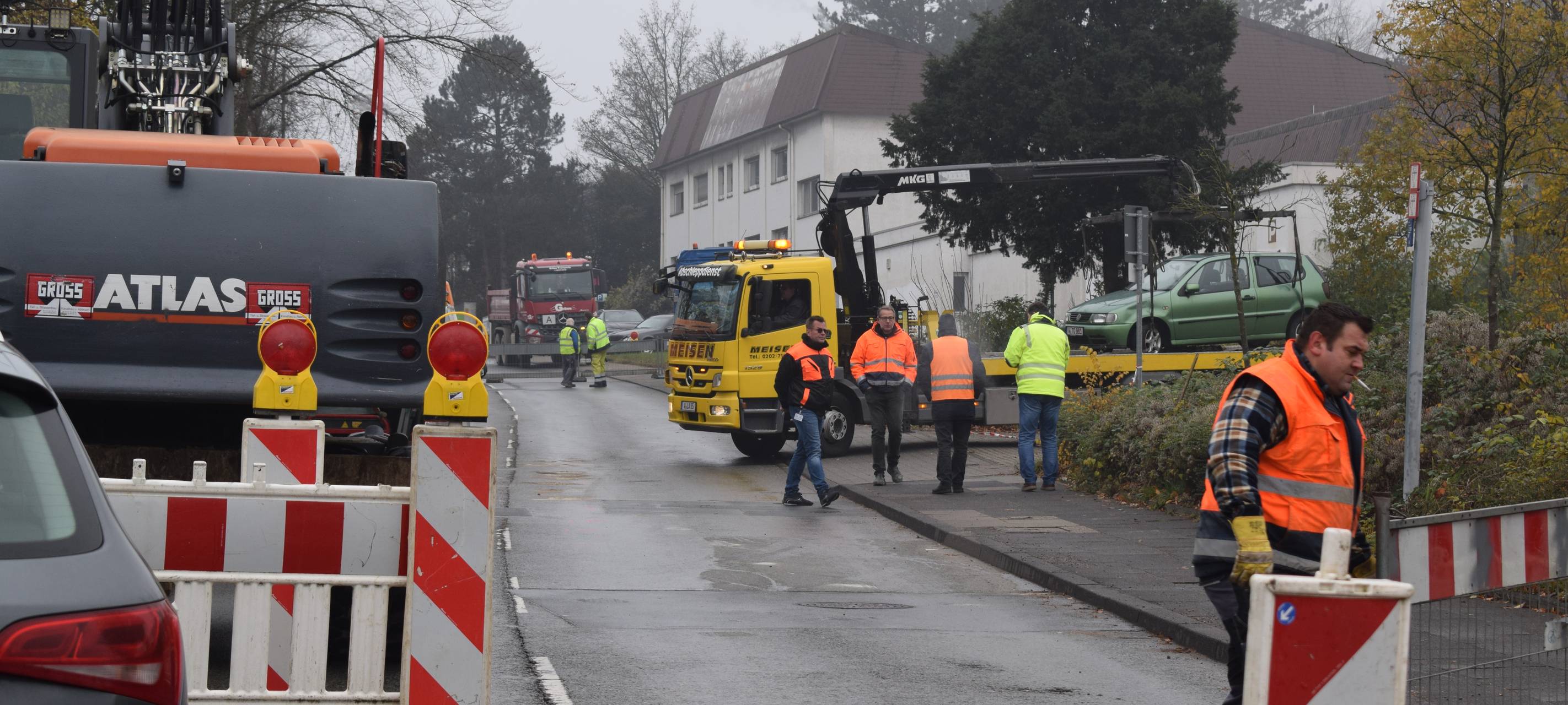 Hohlräume füllen dauert länger