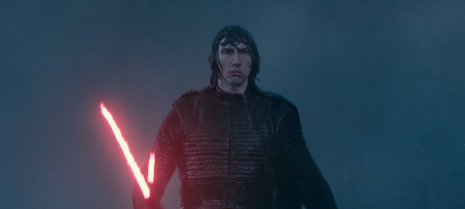 Kylo Ren im Kampf.