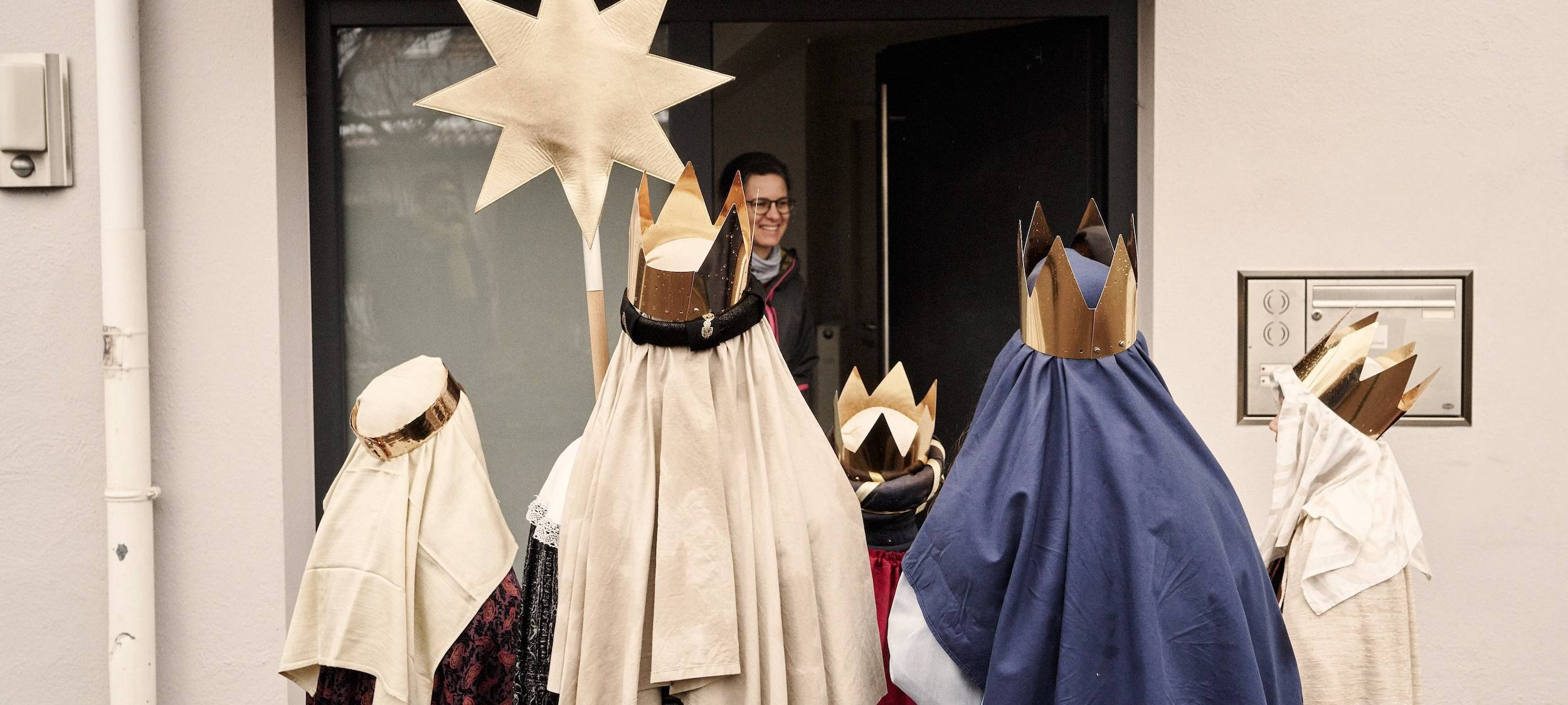 Sternsinger am Rathaus