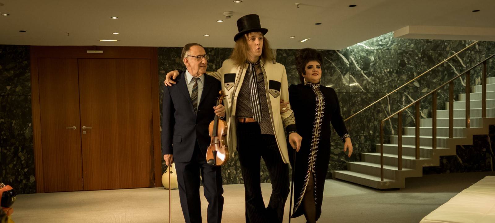 Lindenberg nach einem Auftritt.