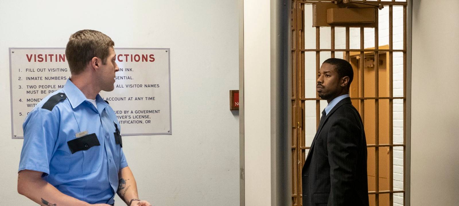 Stevenson zu Besuch im Gefängnis.