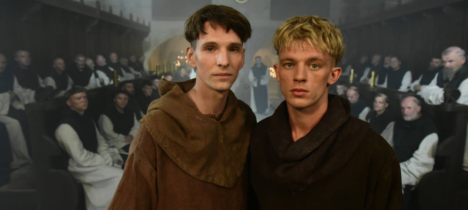 Die beiden Freunde im Kloster.