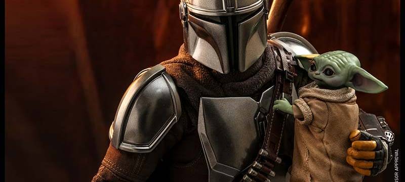 Der Mandalorianer und Baby-Yoda.