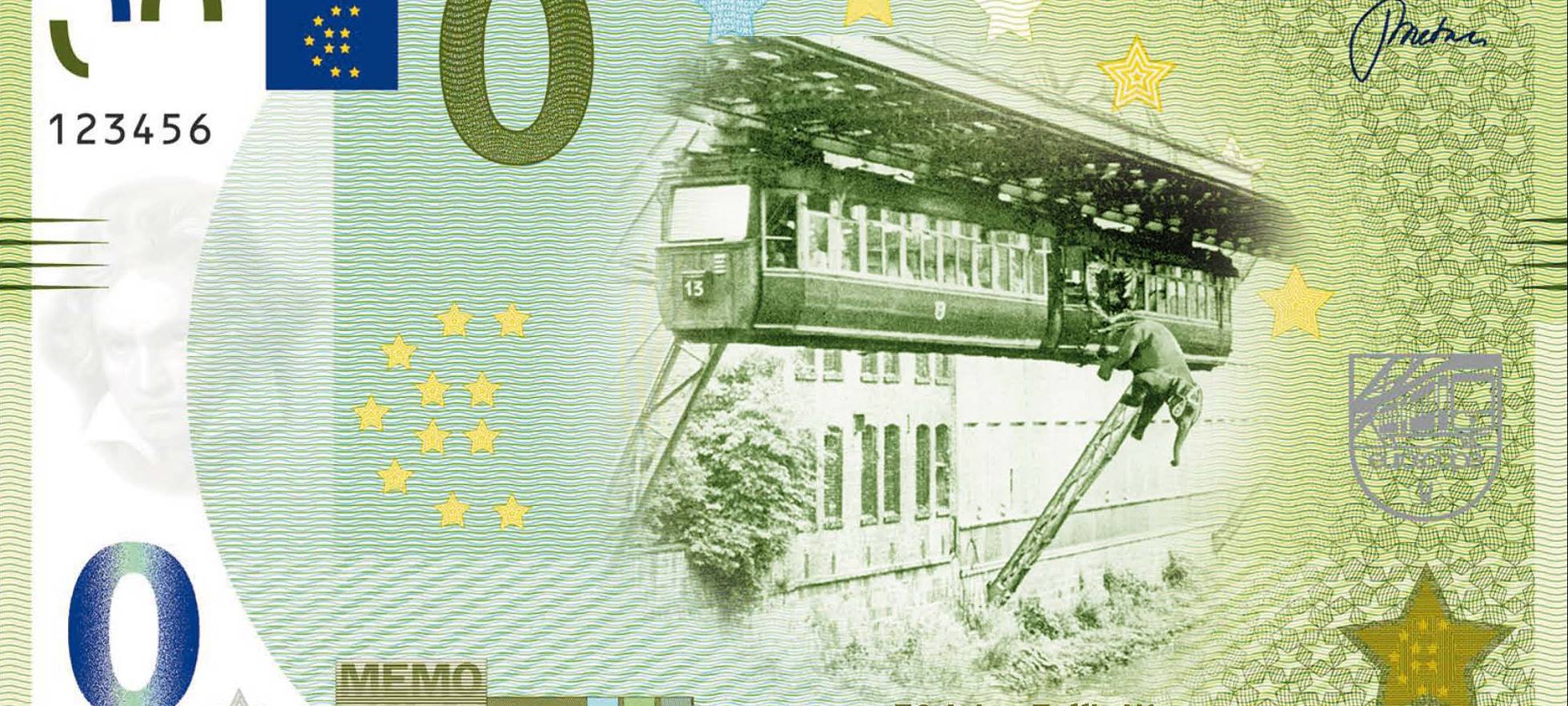 Tuffi-Geldschein im Handel