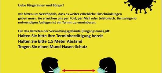 Maskenpflicht ausgeweitet