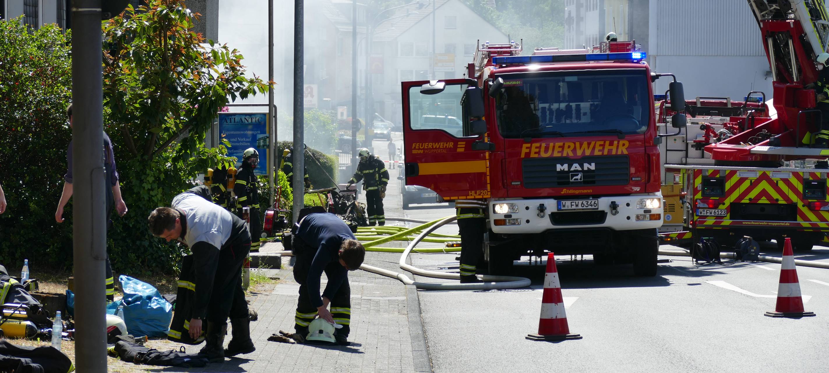 Feuer in Ronsdorf