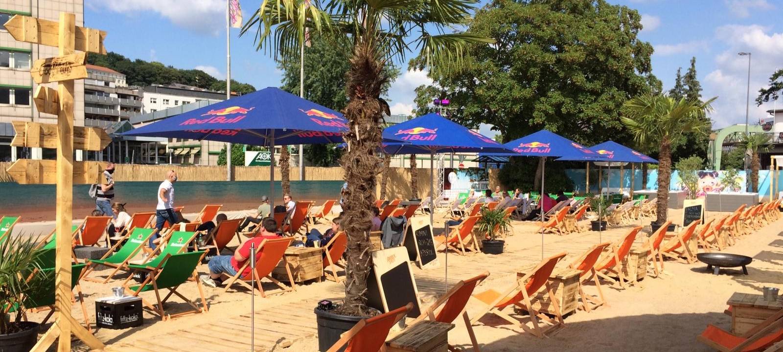 Strand in Elberfeld eröffnet