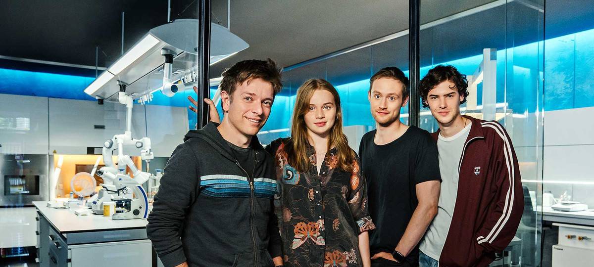 Mia und ihre Kommilitonen.