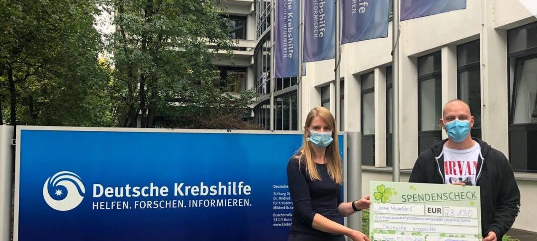 Wuppertaler sammelt Tausende für Krebshilfe