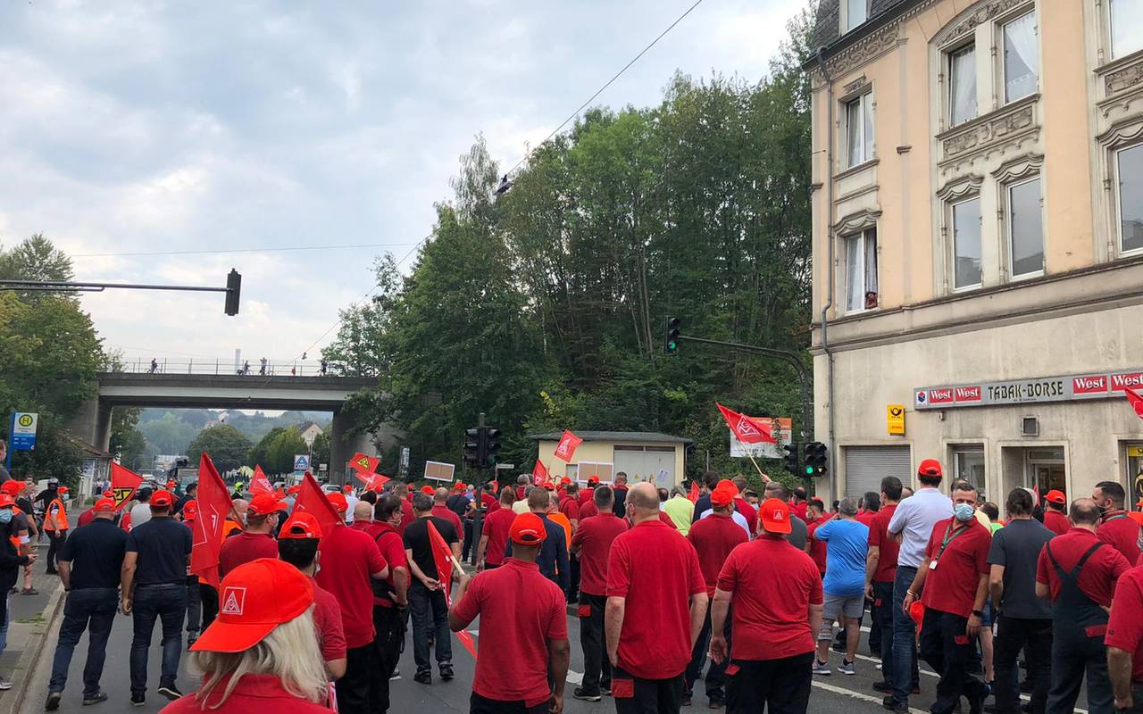 Schaeffler Belegschaft Protestiert Radio Wuppertal