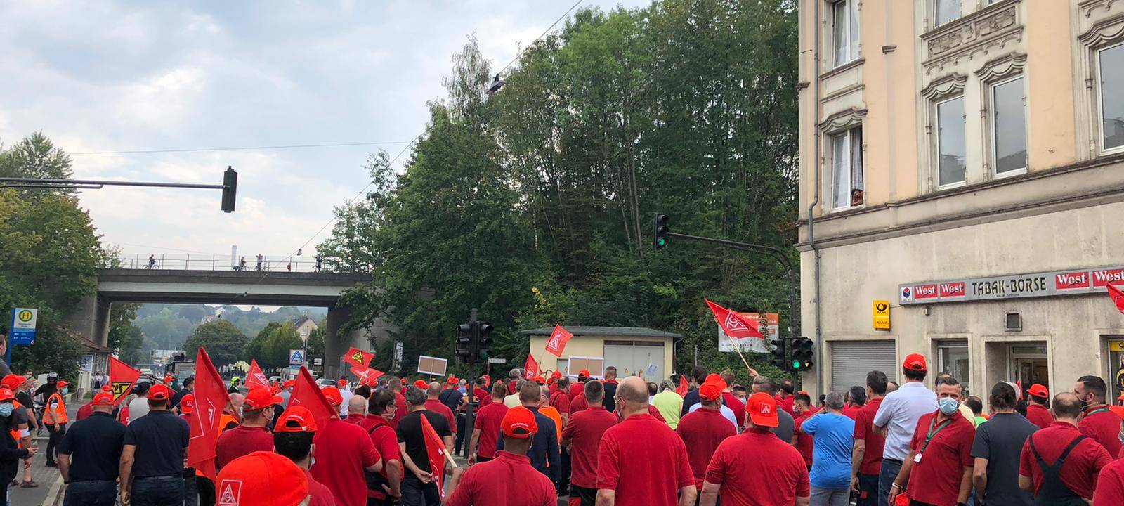Schaeffler-Belegschaft protestiert