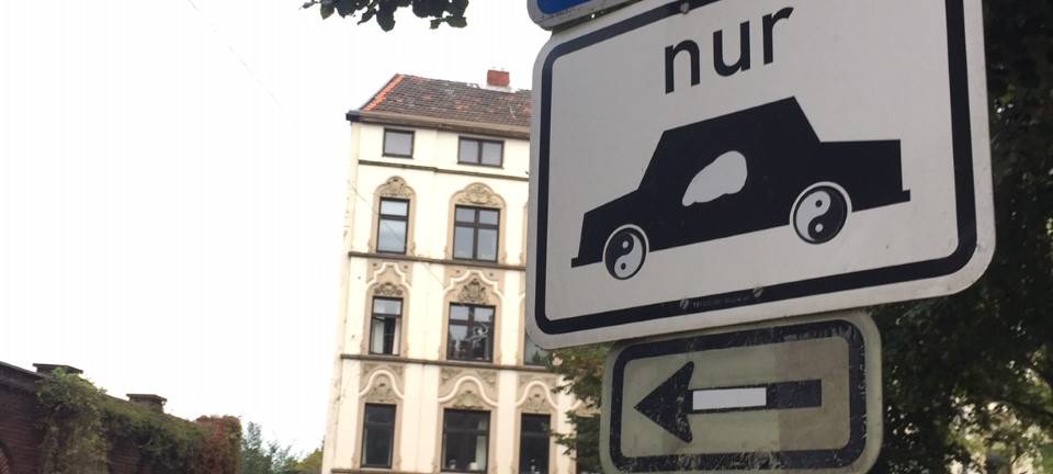 Parkplätze besser fürs Klima als Radweg?